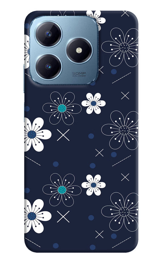 Flowers Realme Narzo N63 Hard Case Back Cover by Casekaro