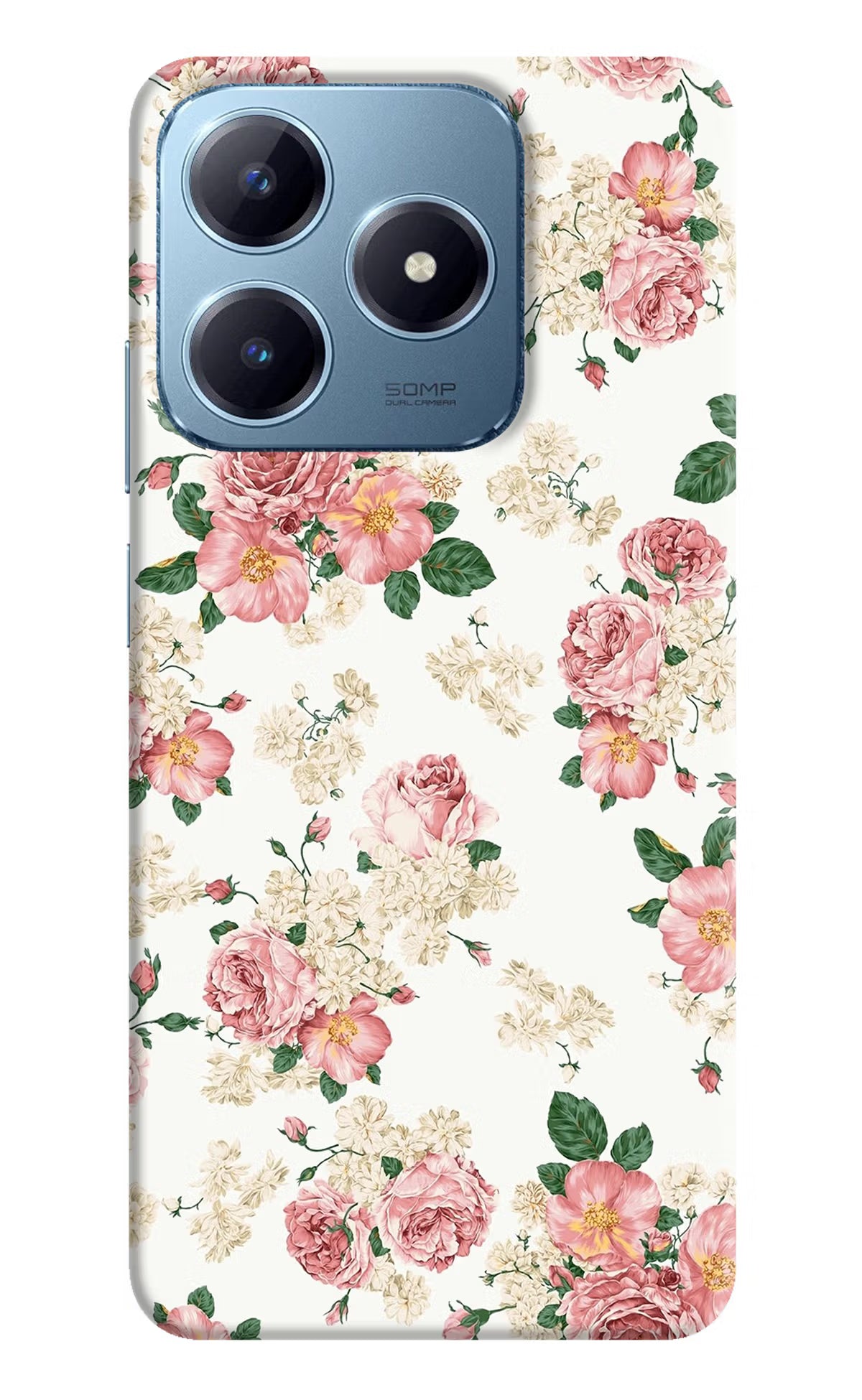 Flowers Realme Narzo N63 Hard Case Back Cover by Casekaro