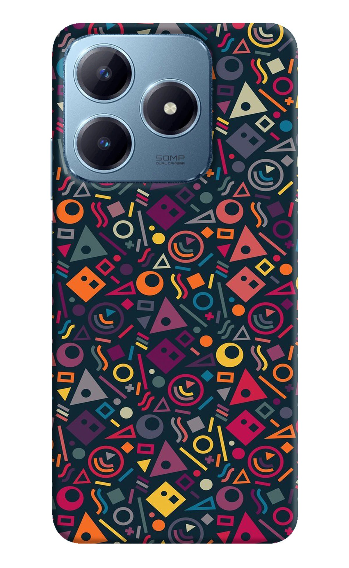 Geometric Abstract Realme Narzo N63 Back Cover