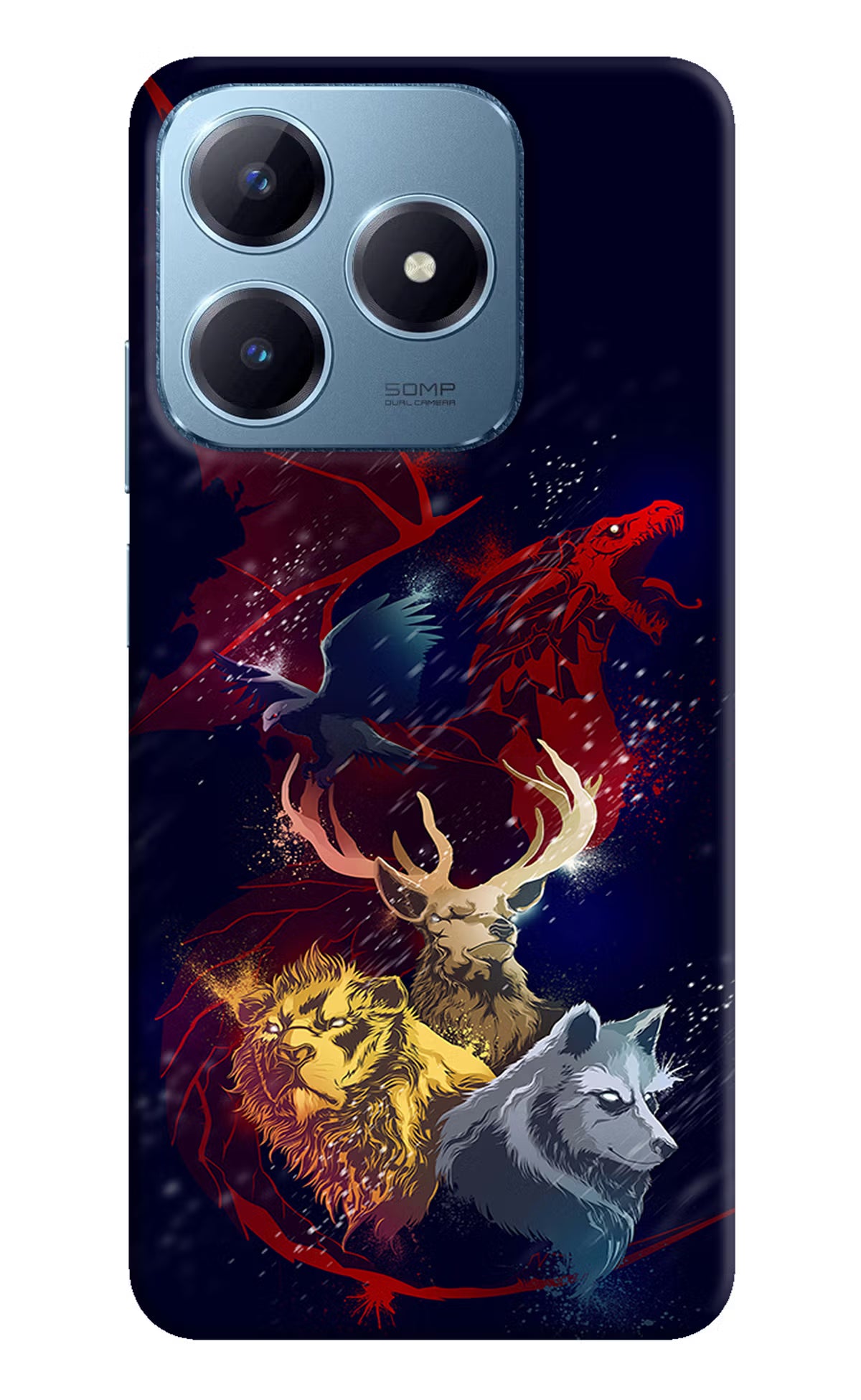 Game Of Thrones Realme Narzo N63 Hard Case Back Cover by Casekaro