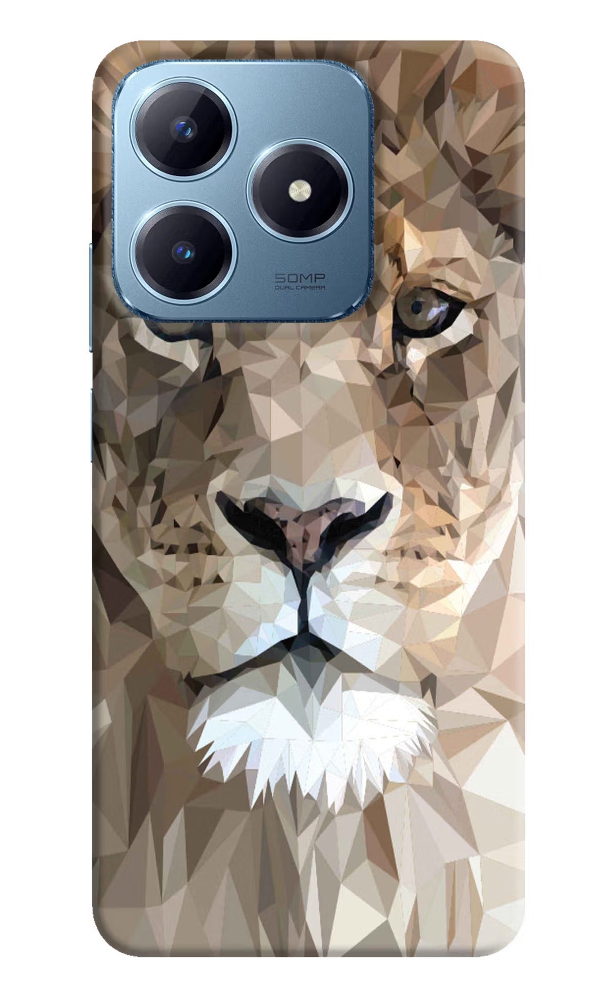 Lion Art Realme Narzo N63 Hard Case Back Cover by Casekaro
