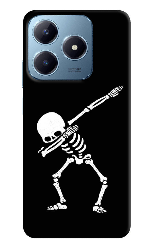 Dabbing Skeleton Art Realme Narzo N63 Back Cover