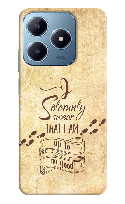 I Solemnly swear that i up to no good Realme Narzo N63 Hard Case Back Cover by Casekaro