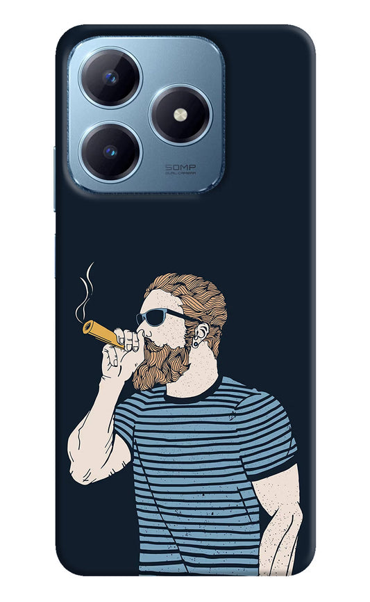 Smoking Realme Narzo N63 Hard Case Back Cover by Casekaro