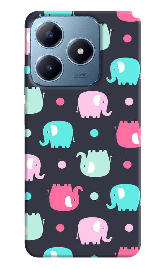 Elephants Realme Narzo N63 Hard Case Back Cover by Casekaro