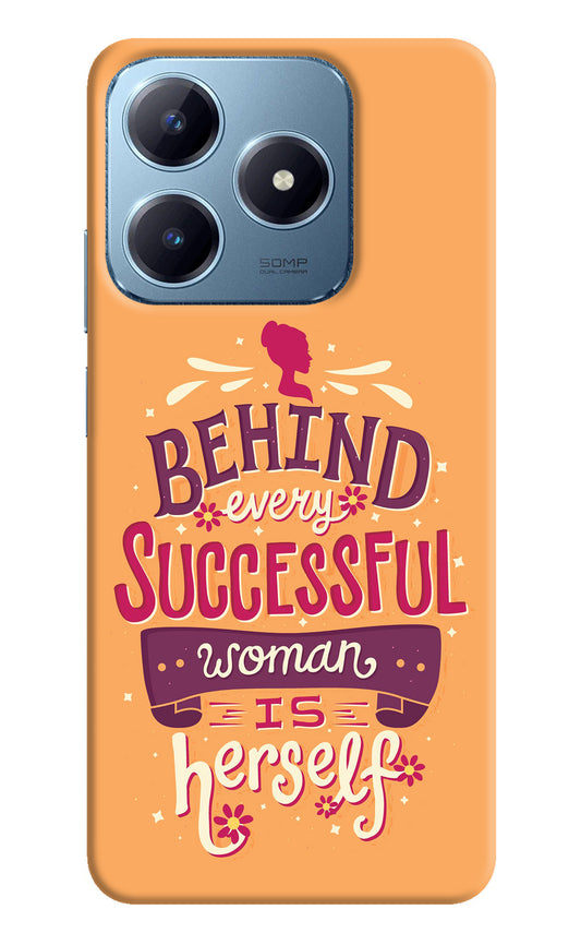 Behind Every Successful Woman There Is Herself Realme Narzo N63 Back Cover