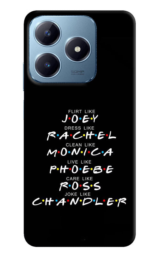 FRIENDS Character Realme Narzo N63 Hard Case Back Cover by Casekaro