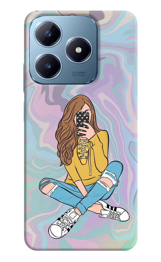 Selfie Girl Realme Narzo N63 Hard Case Back Cover by Casekaro
