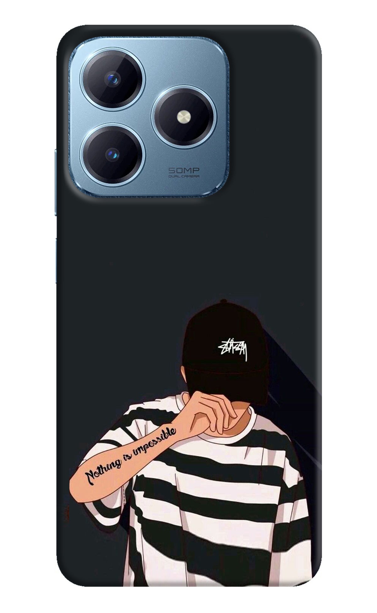 Aesthetic Boy Realme Narzo N63 Back Cover