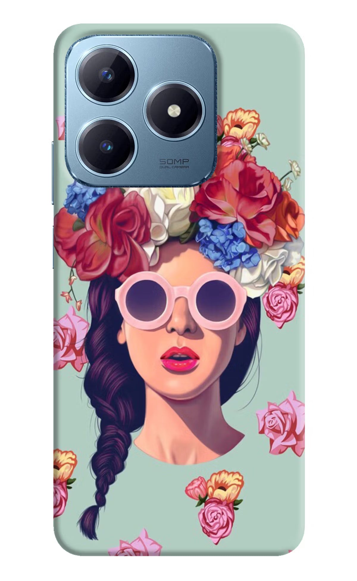 Pretty Girl Realme Narzo N63 Hard Case Back Cover by Casekaro