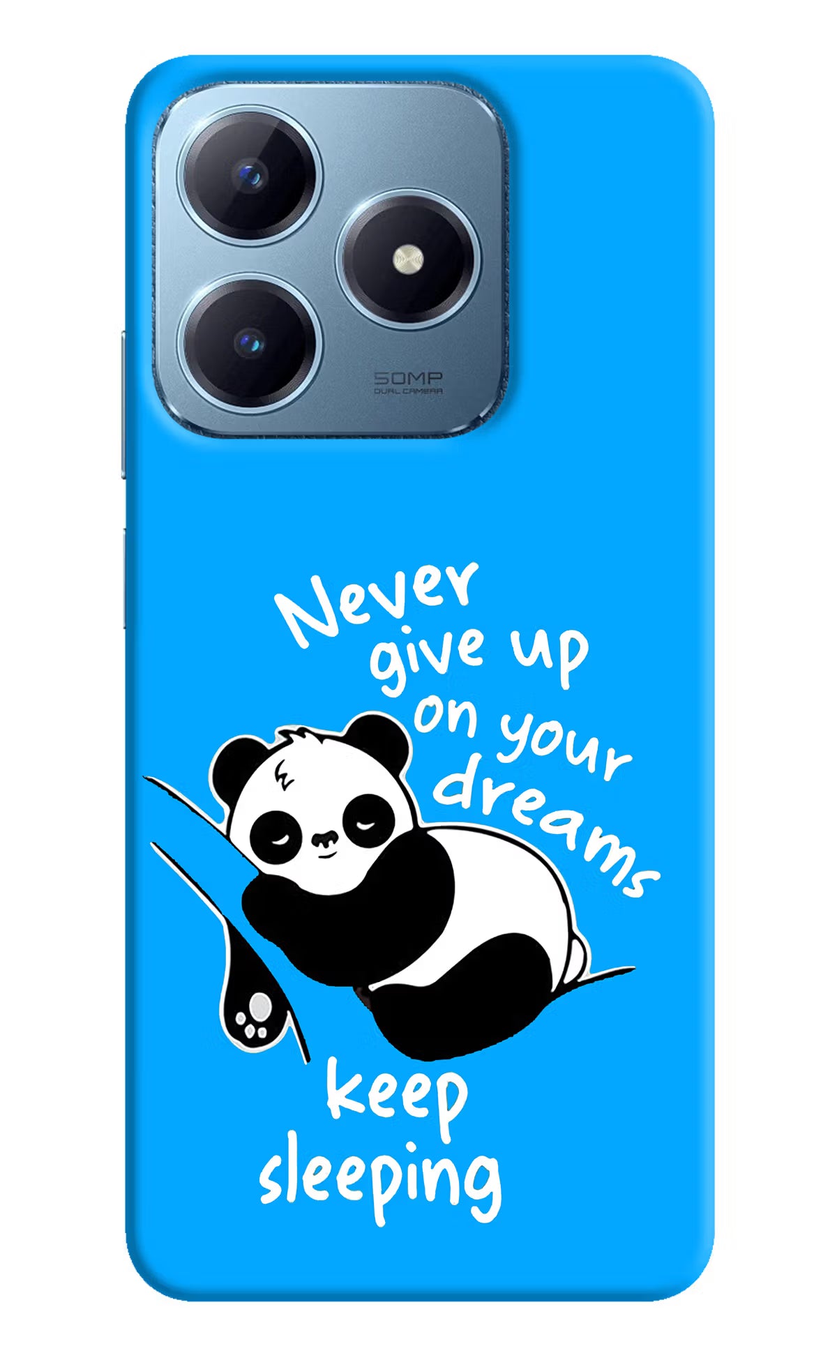 Keep Sleeping Realme Narzo N63 Hard Case Back Cover by Casekaro
