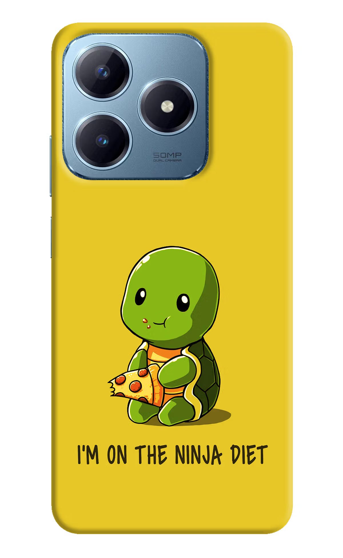 I'm on Ninja Diet Realme Narzo N63 Hard Case Back Cover by Casekaro