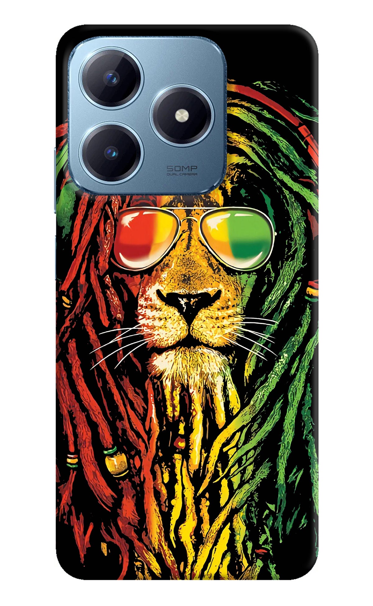 Rasta Lion Realme Narzo N63 Back Cover