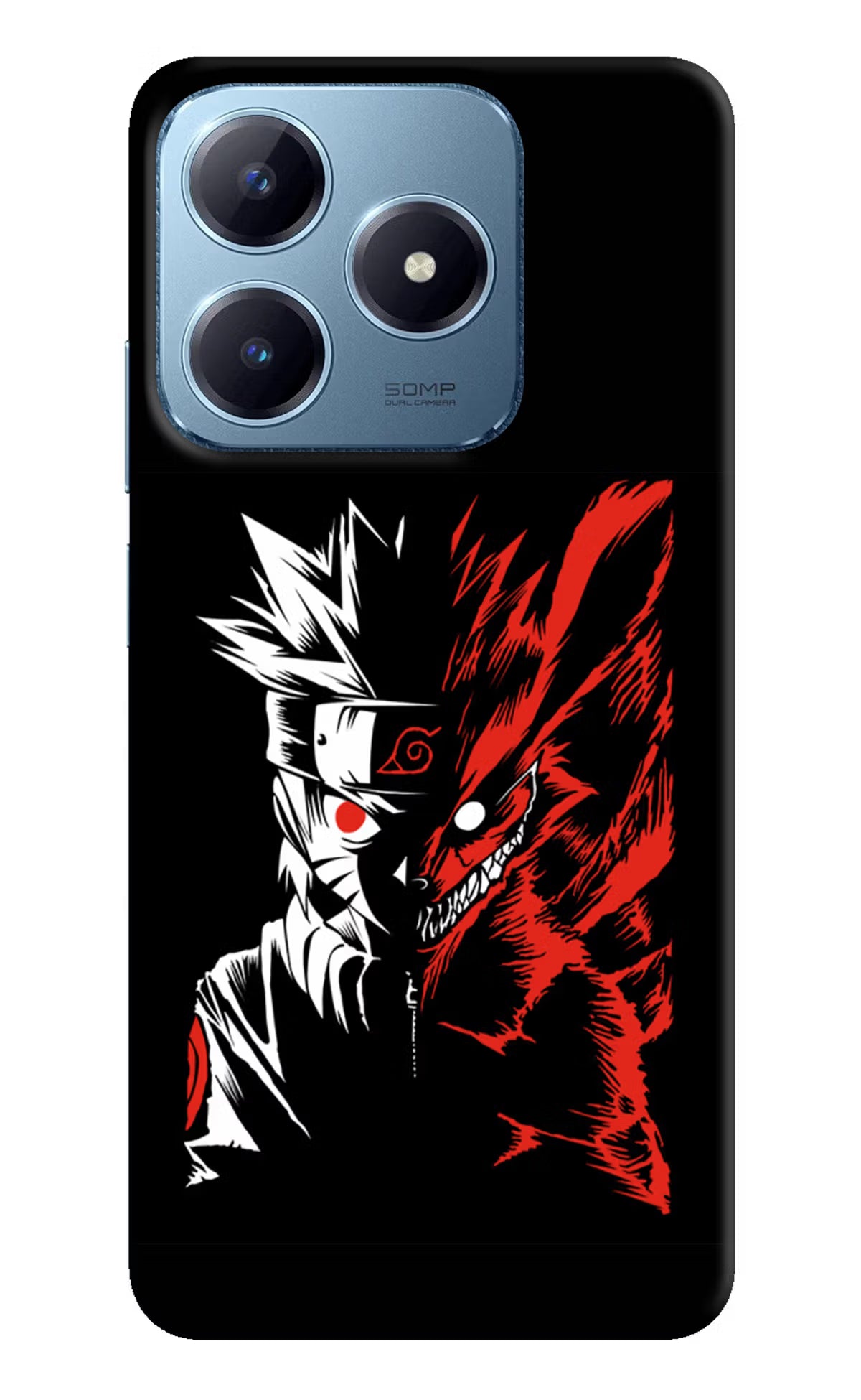 Naruto Two Face Realme Narzo N63 Hard Case Back Cover by Casekaro