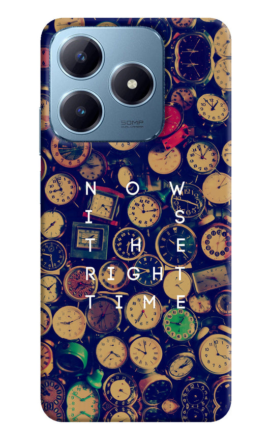 Now is the Right Time Quote Realme Narzo N63 Back Cover