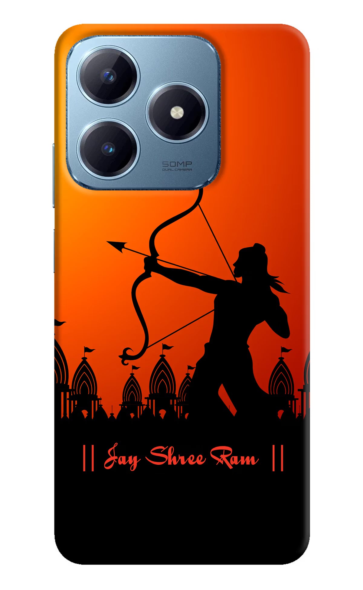 Lord Ram - 4 Realme Narzo N63 Hard Case Back Cover by Casekaro