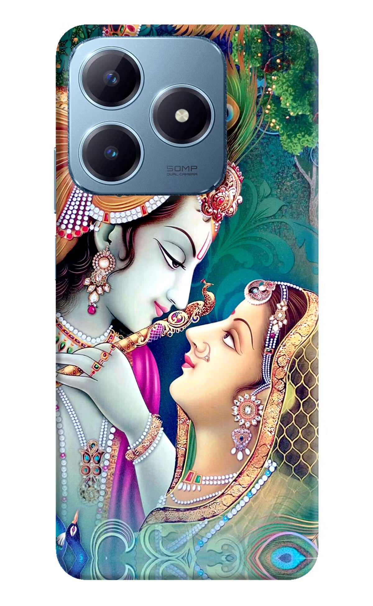 Lord Radha Krishna Realme Narzo N63 Hard Case Back Cover by Casekaro