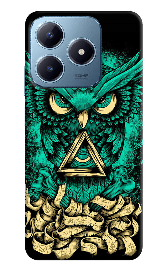 Green Owl Realme Narzo N63 Hard Case Back Cover by Casekaro
