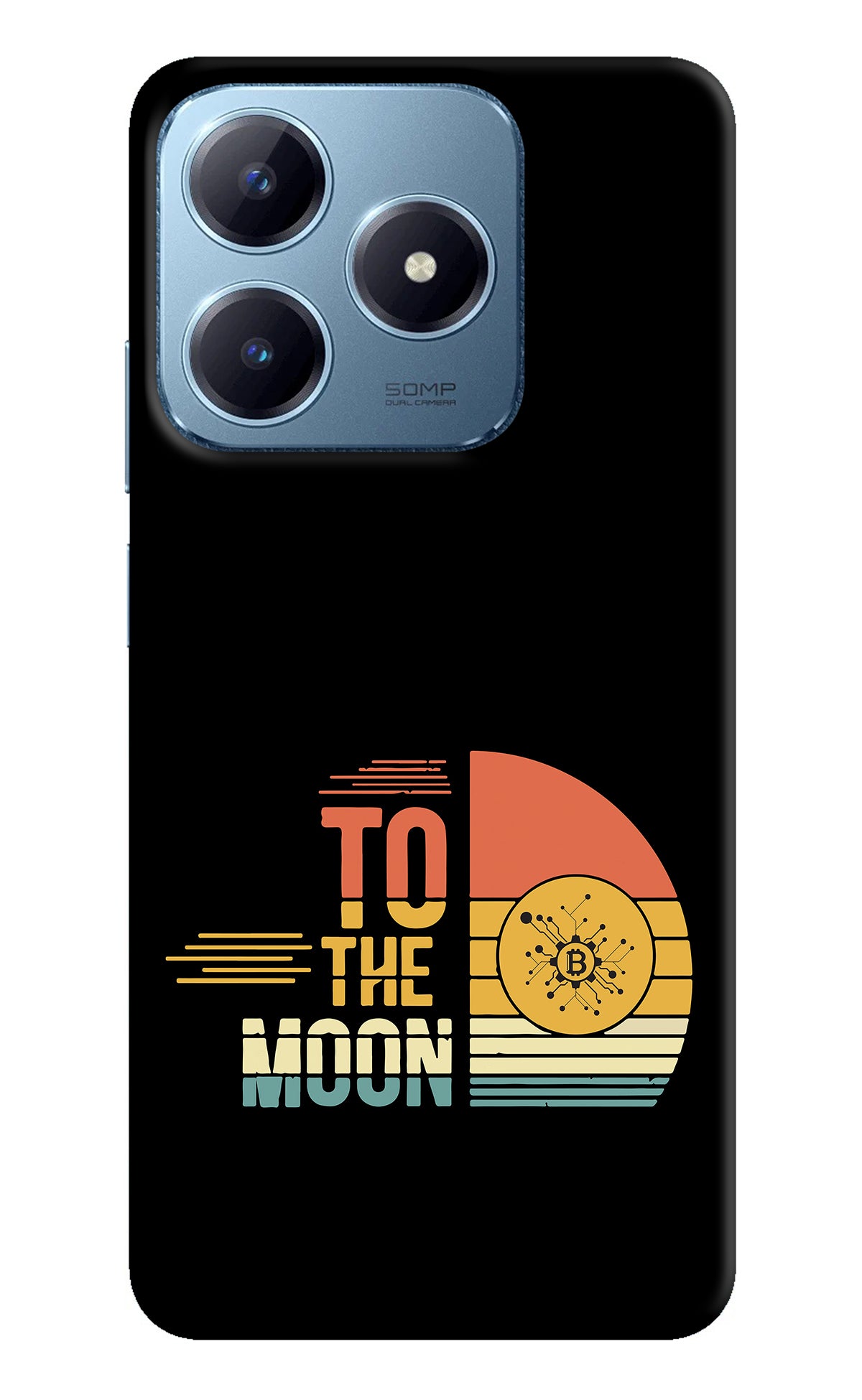 To the Moon Realme Narzo N63 Back Cover