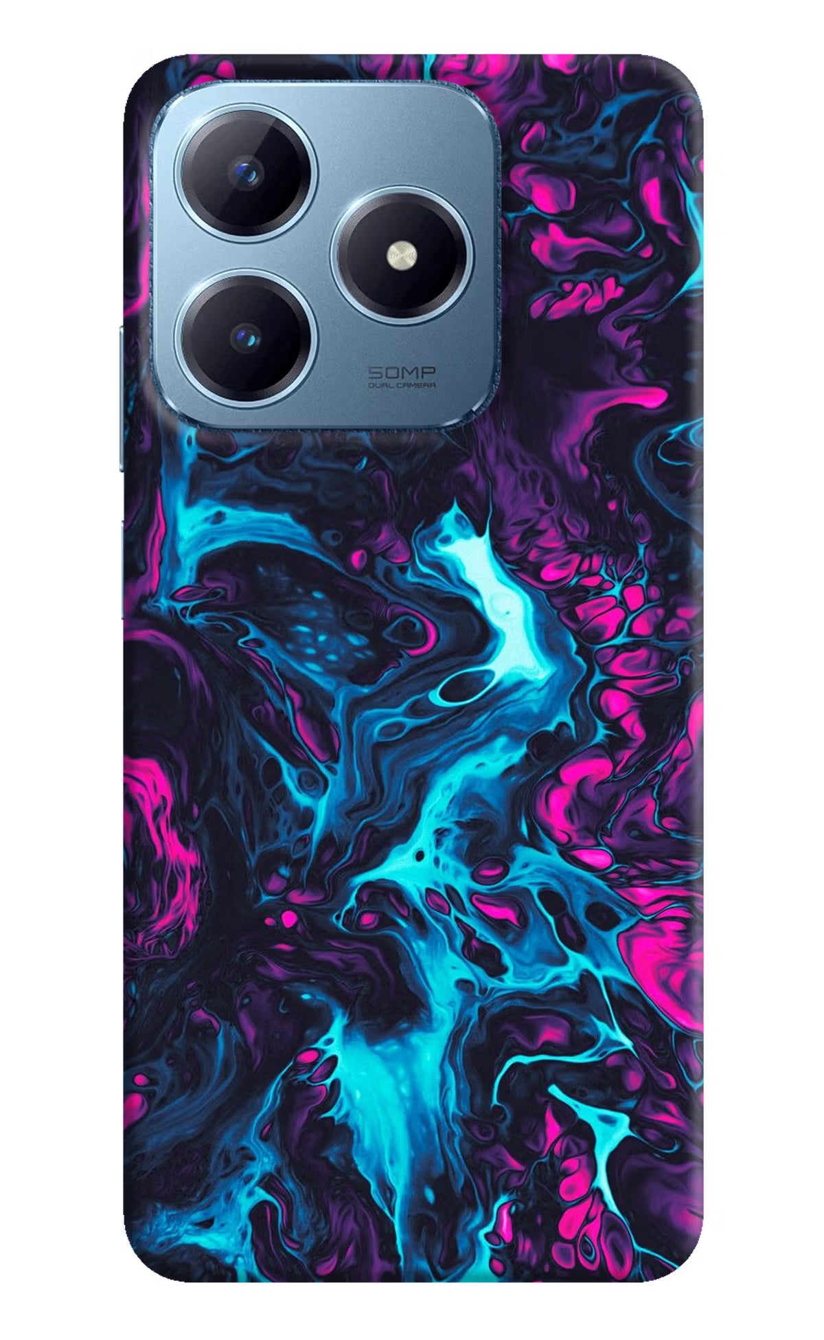 Abstract Realme Narzo N63 Hard Case Back Cover by Casekaro