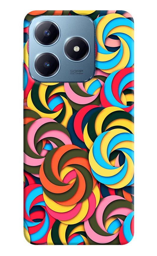 Spiral Pattern Realme Narzo N63 Back Cover