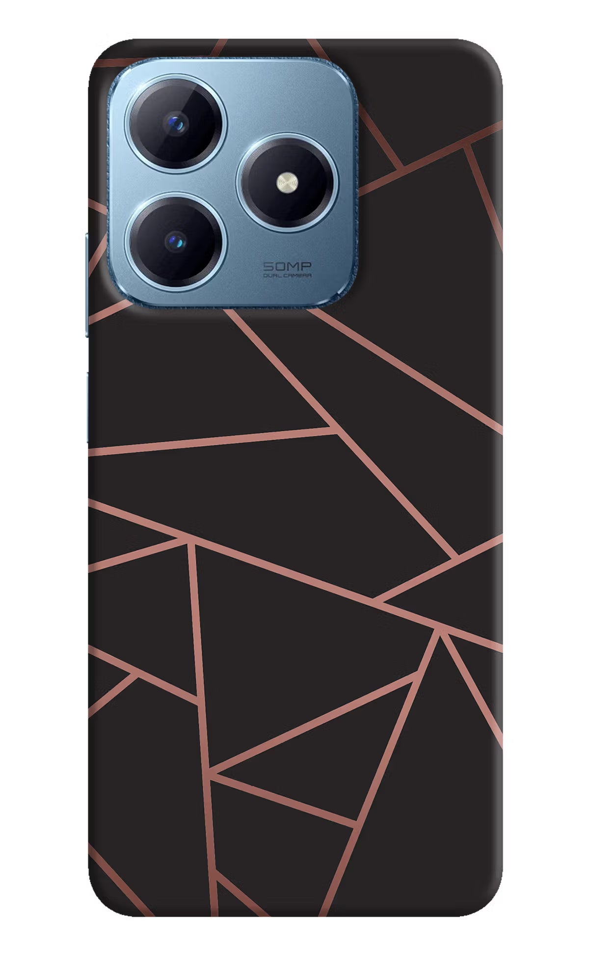 Geometric Pattern Realme Narzo N63 Hard Case Back Cover by Casekaro