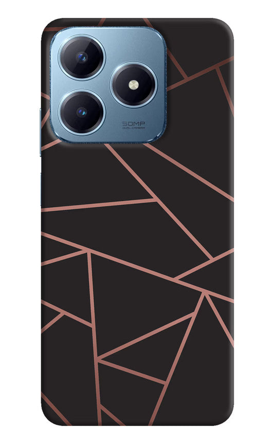 Geometric Pattern Realme Narzo N63 Hard Case Back Cover by Casekaro