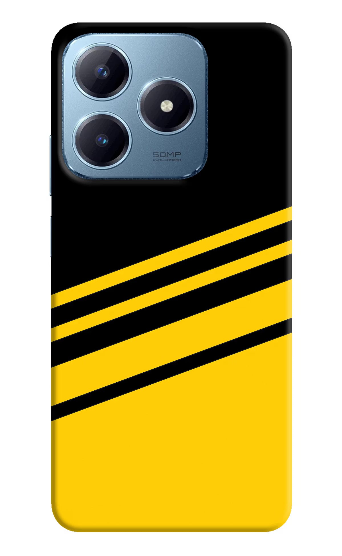 Yellow Shades Realme Narzo N63 Hard Case Back Cover by Casekaro