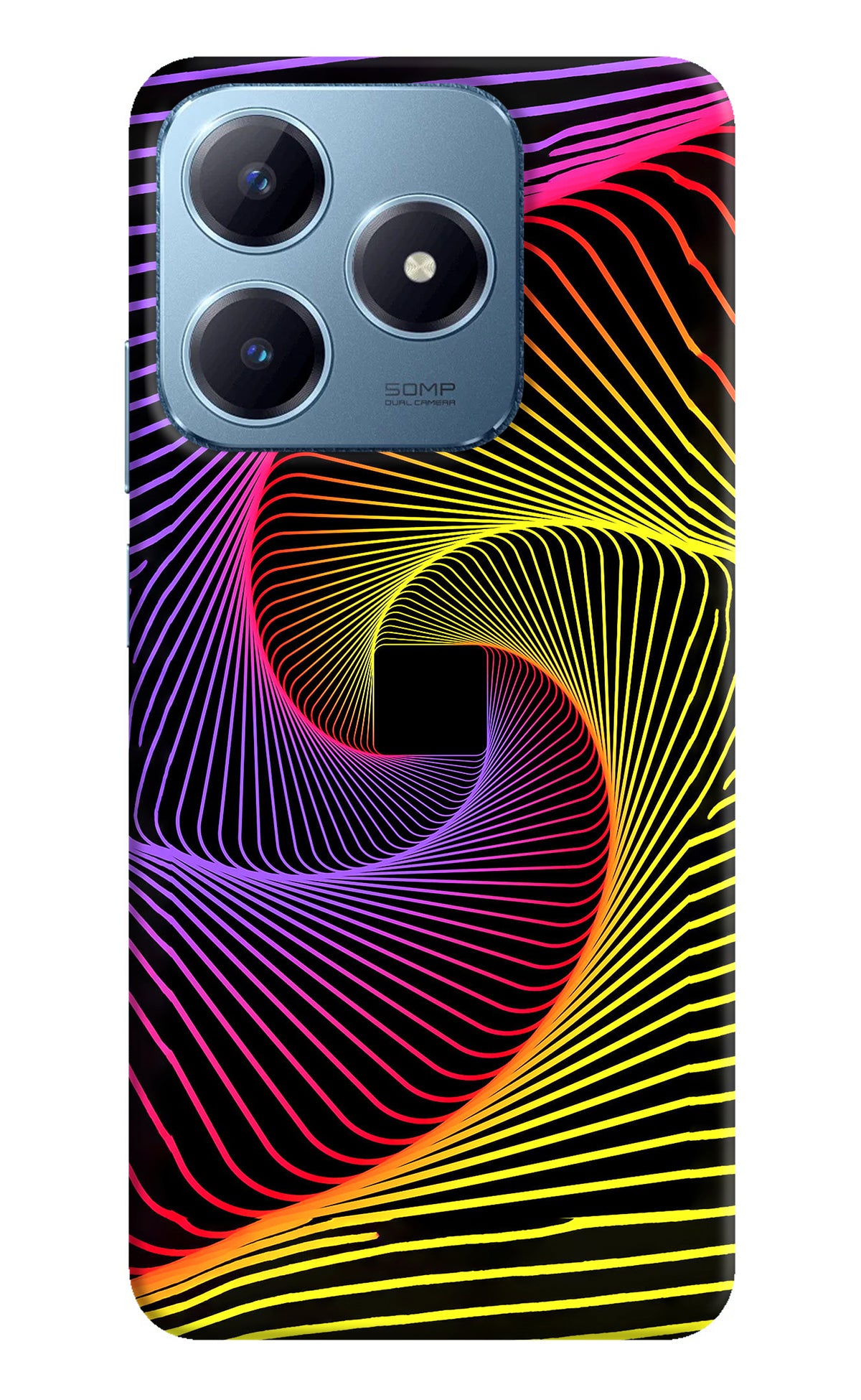 Colorful Strings Realme Narzo N63 Back Cover