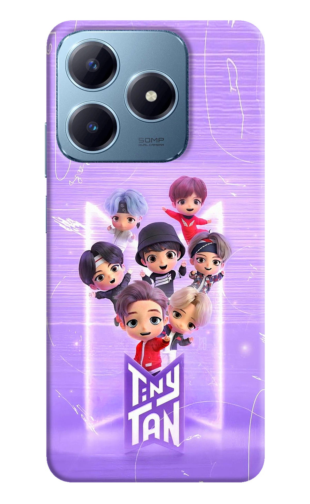 BTS Tiny Tan Realme Narzo N63 Back Cover