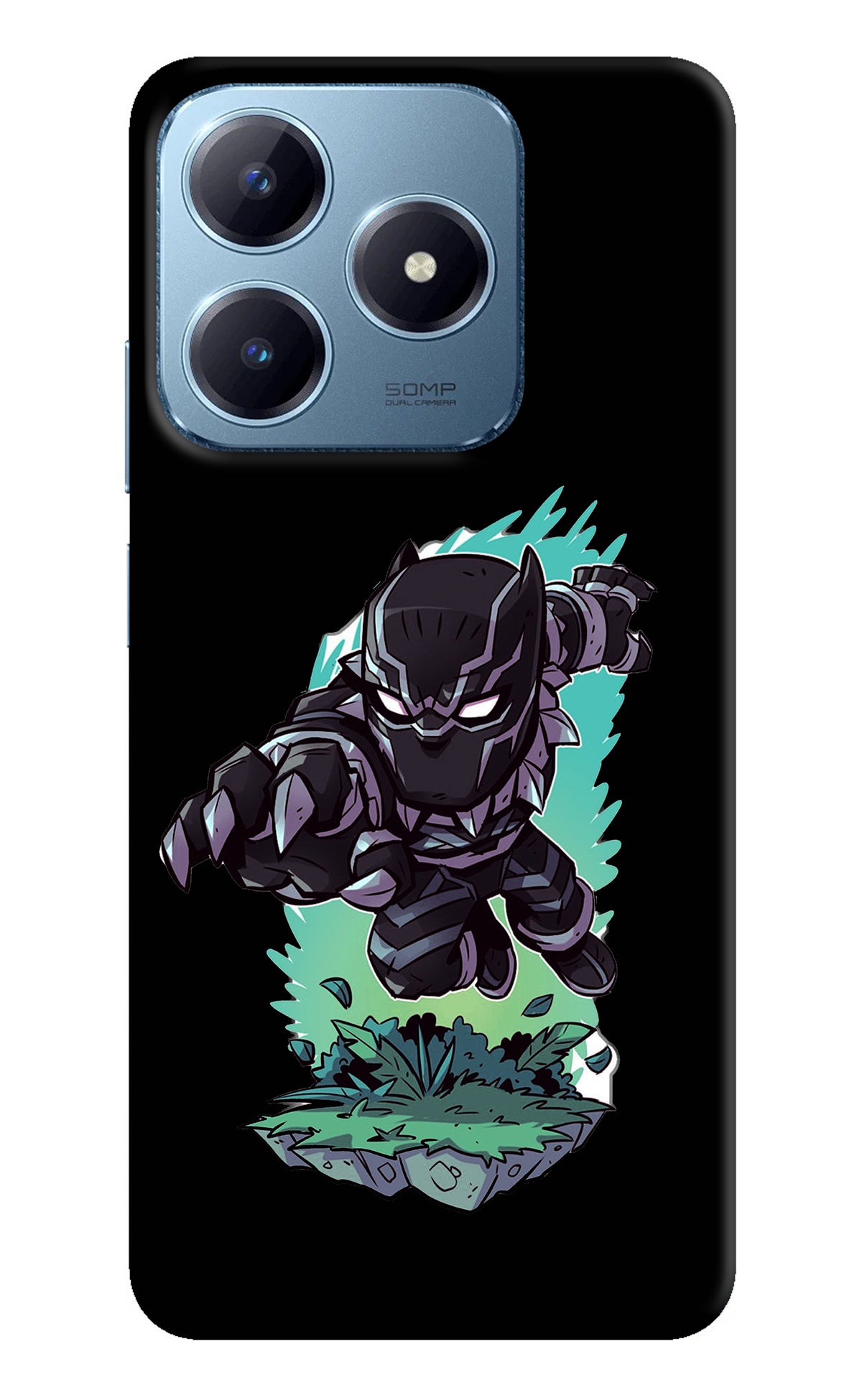 Black Panther Realme Narzo N63 Back Cover