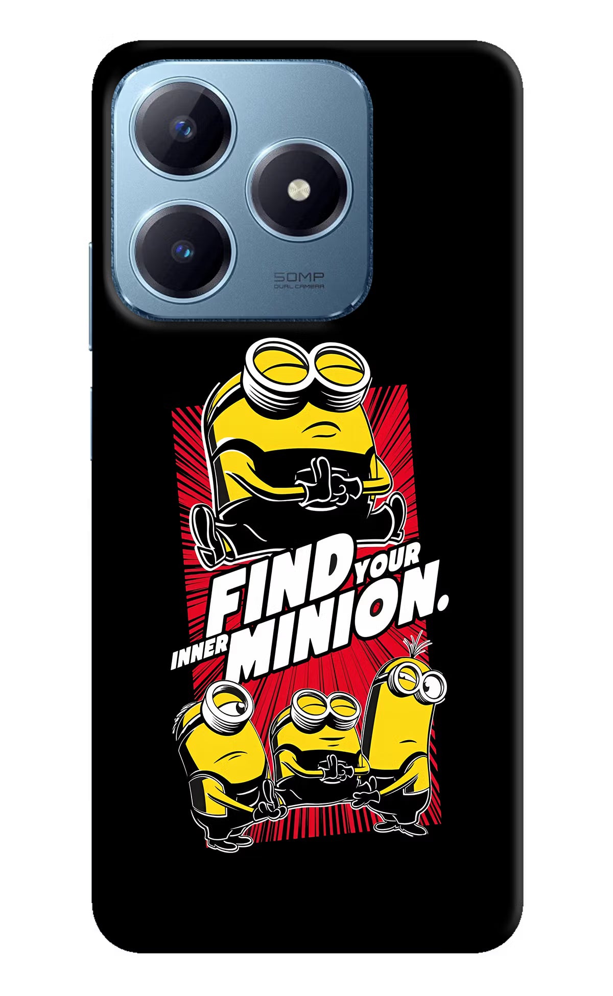 Find your inner Minion Realme Narzo N63 Hard Case Back Cover by Casekaro