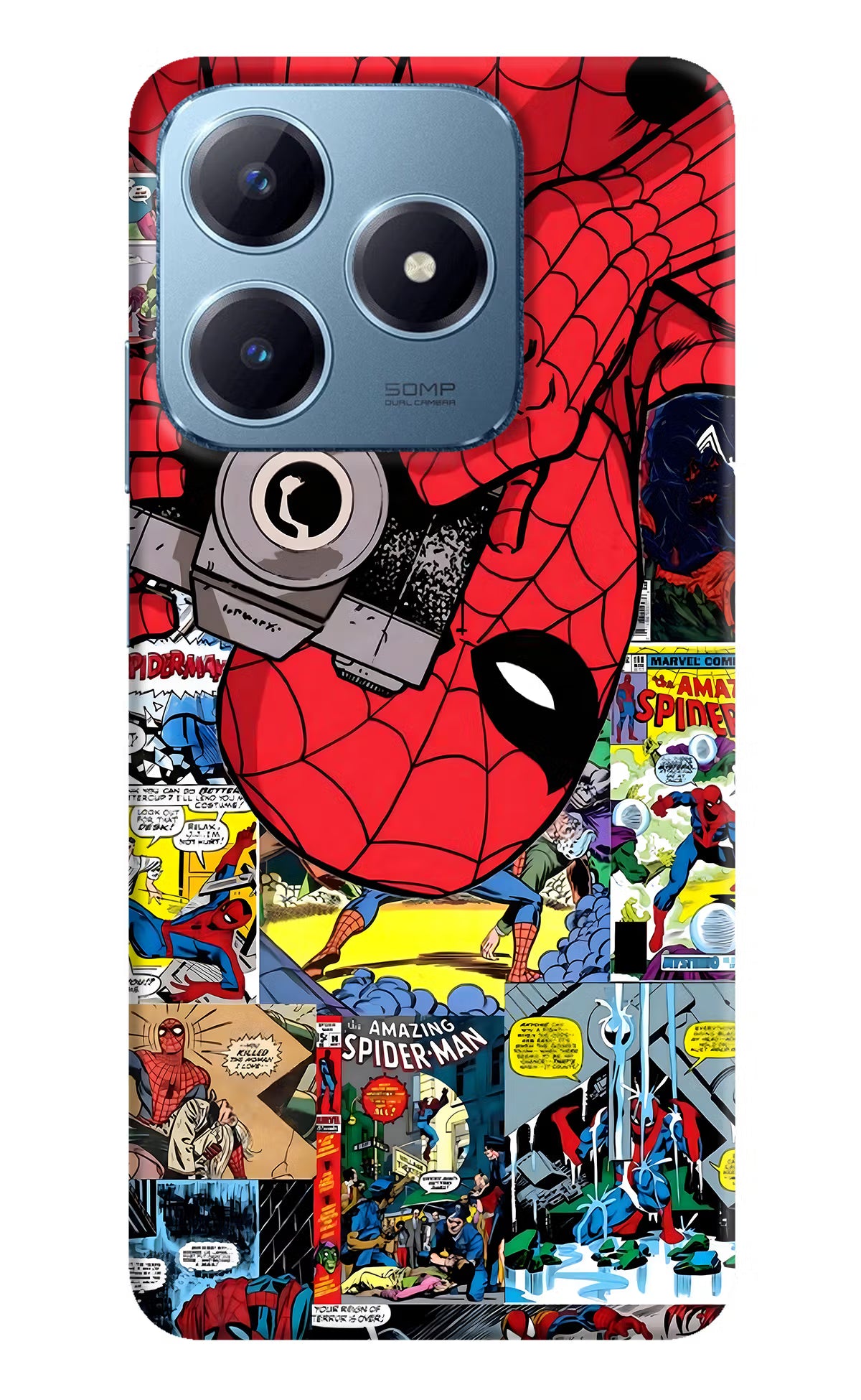 Spider Man Realme Narzo N63 Hard Case Back Cover by Casekaro