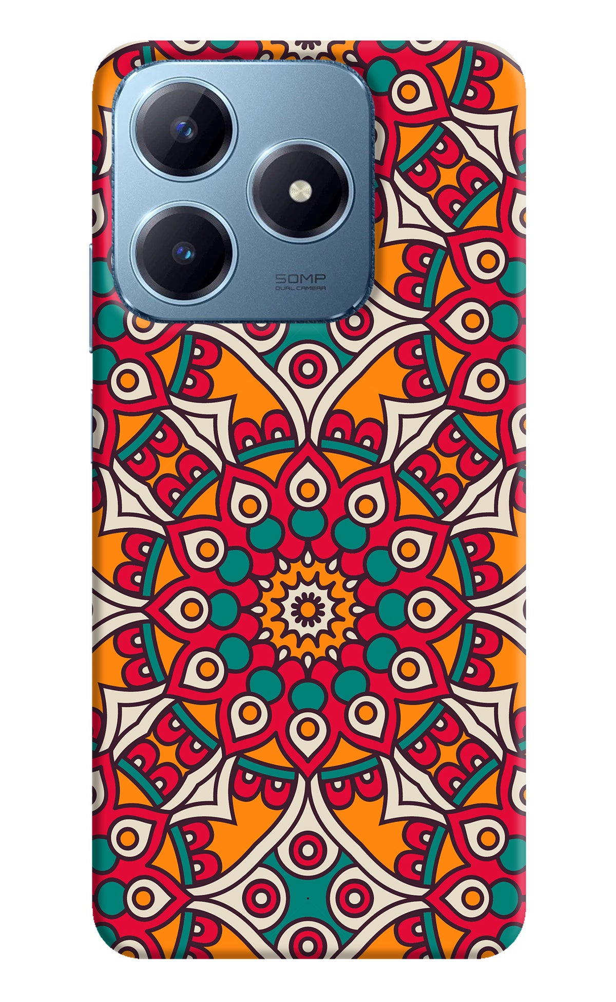 Mandala Art Realme Narzo N63 Back Cover