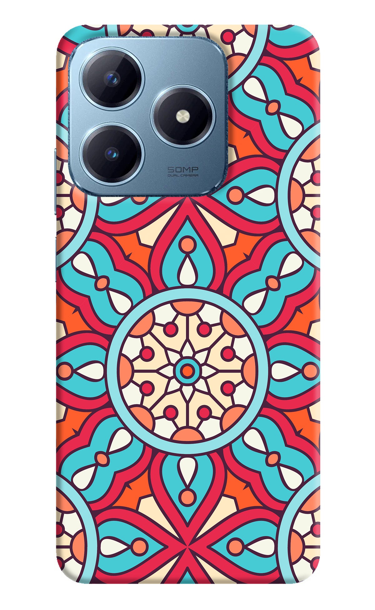 Mandala Geometric Realme Narzo N63 Back Cover