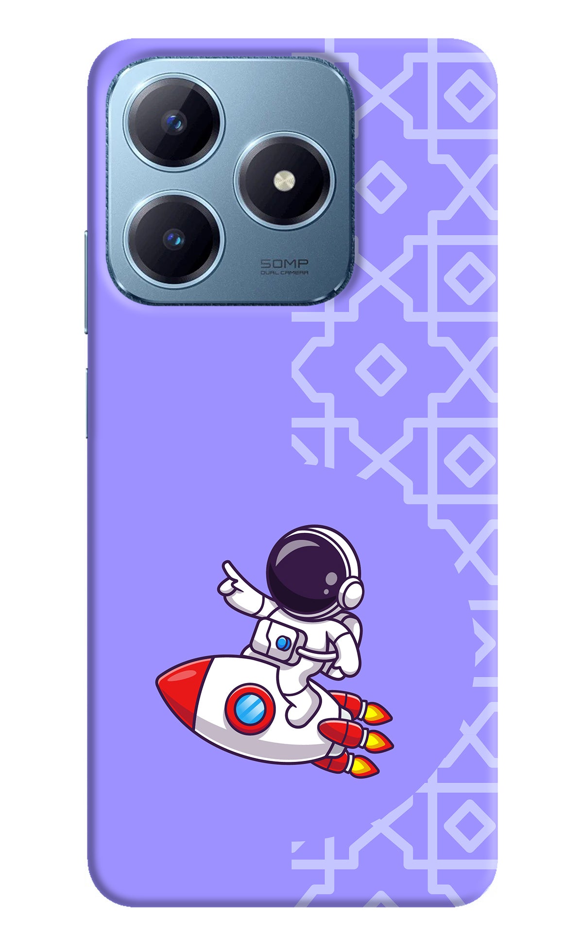 Cute Astronaut Realme Narzo N63 Back Cover