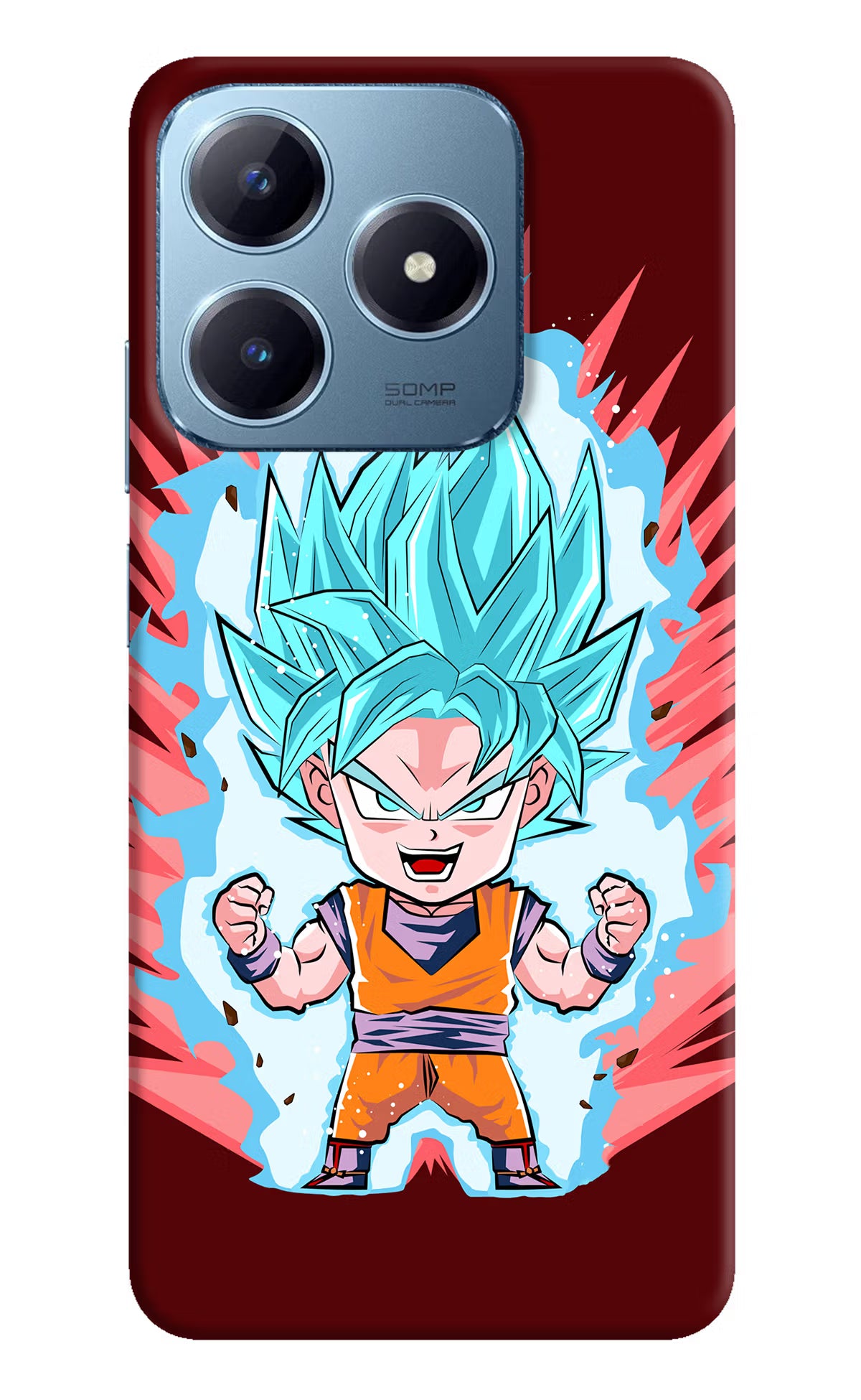 Goku Little Realme Narzo N63 Hard Case Back Cover by Casekaro