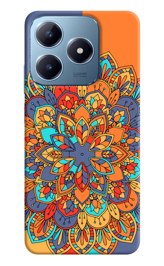 Color Mandala Realme Narzo N63 Hard Case Back Cover by Casekaro