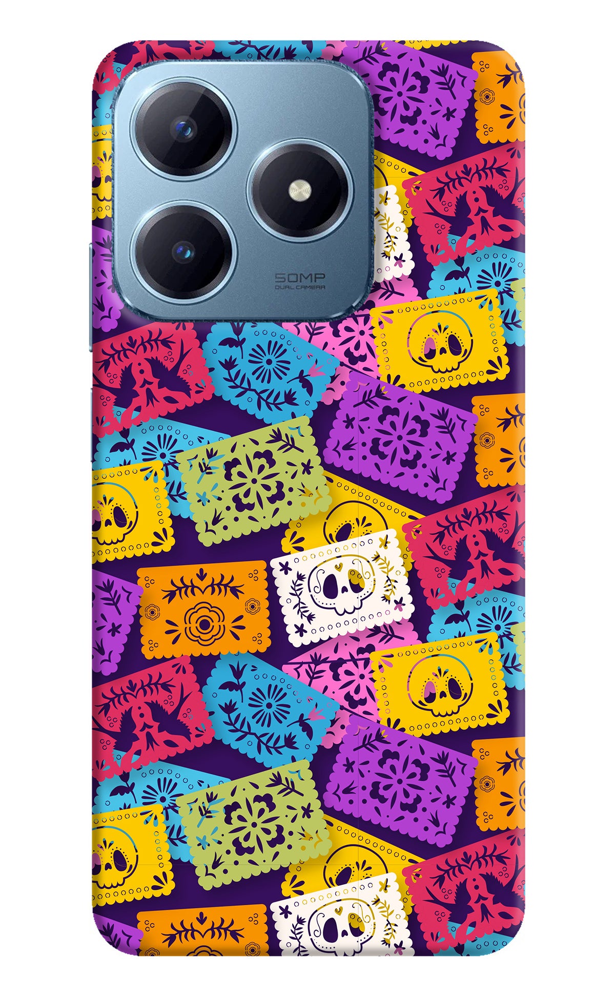 Mexican Pattern Realme Narzo N63 Back Cover