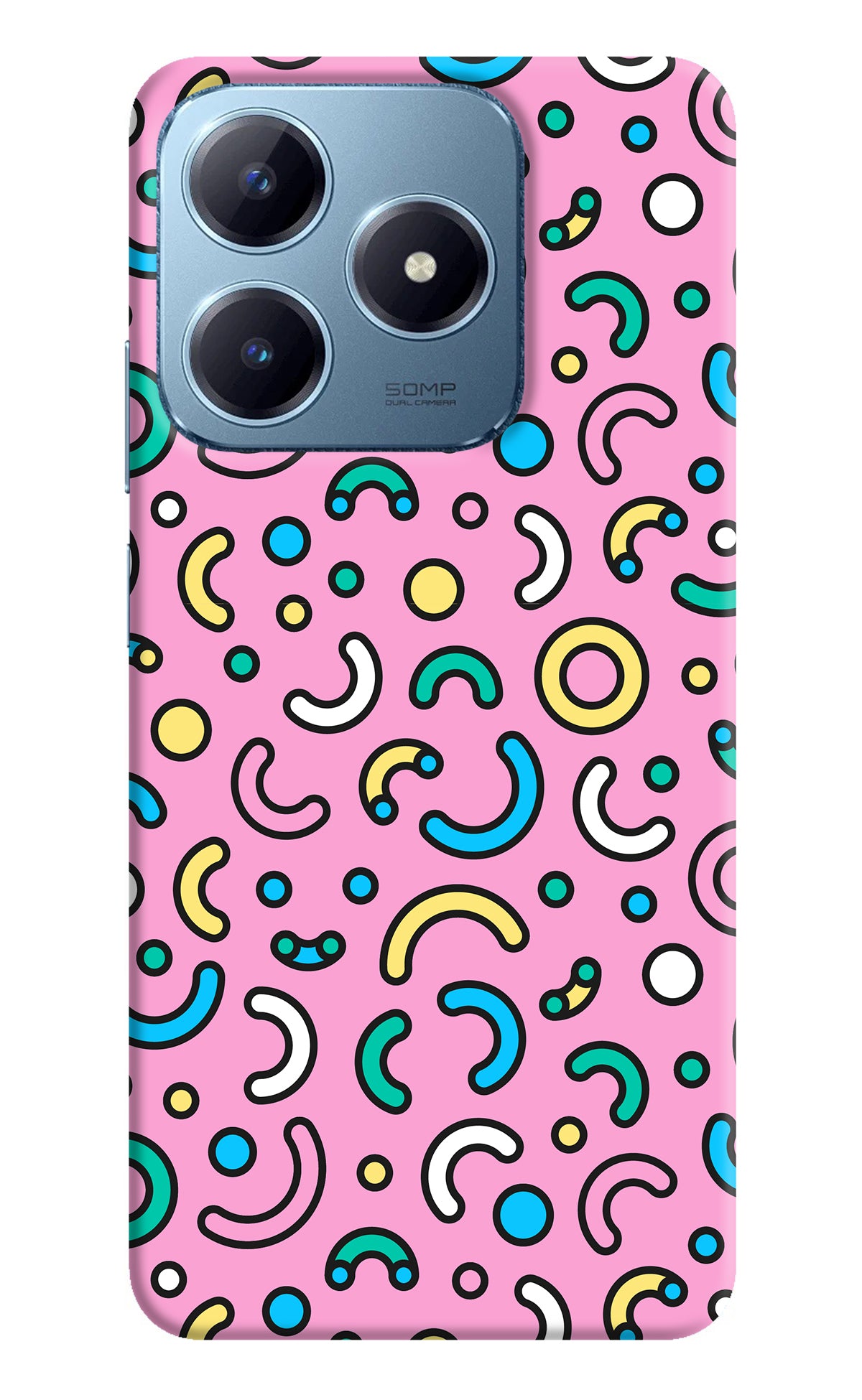 Memphis Design Realme Narzo N63 Back Cover