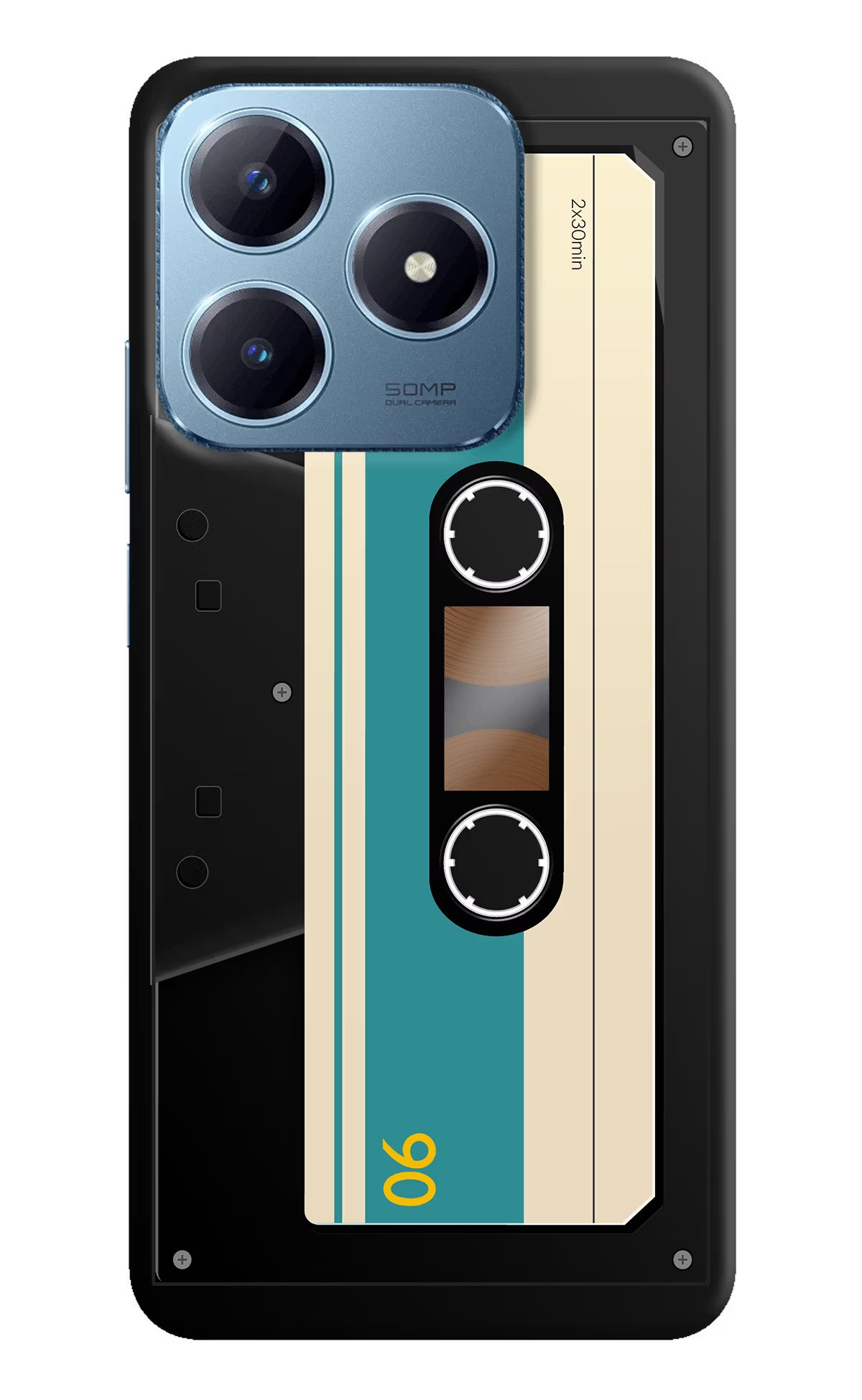 Cassette Realme Narzo N63 Hard Case Back Cover by Casekaro