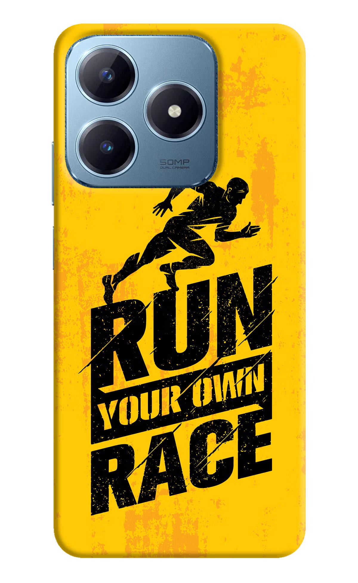 Run Your Own Race Realme Narzo N63 Hard Case Back Cover by Casekaro