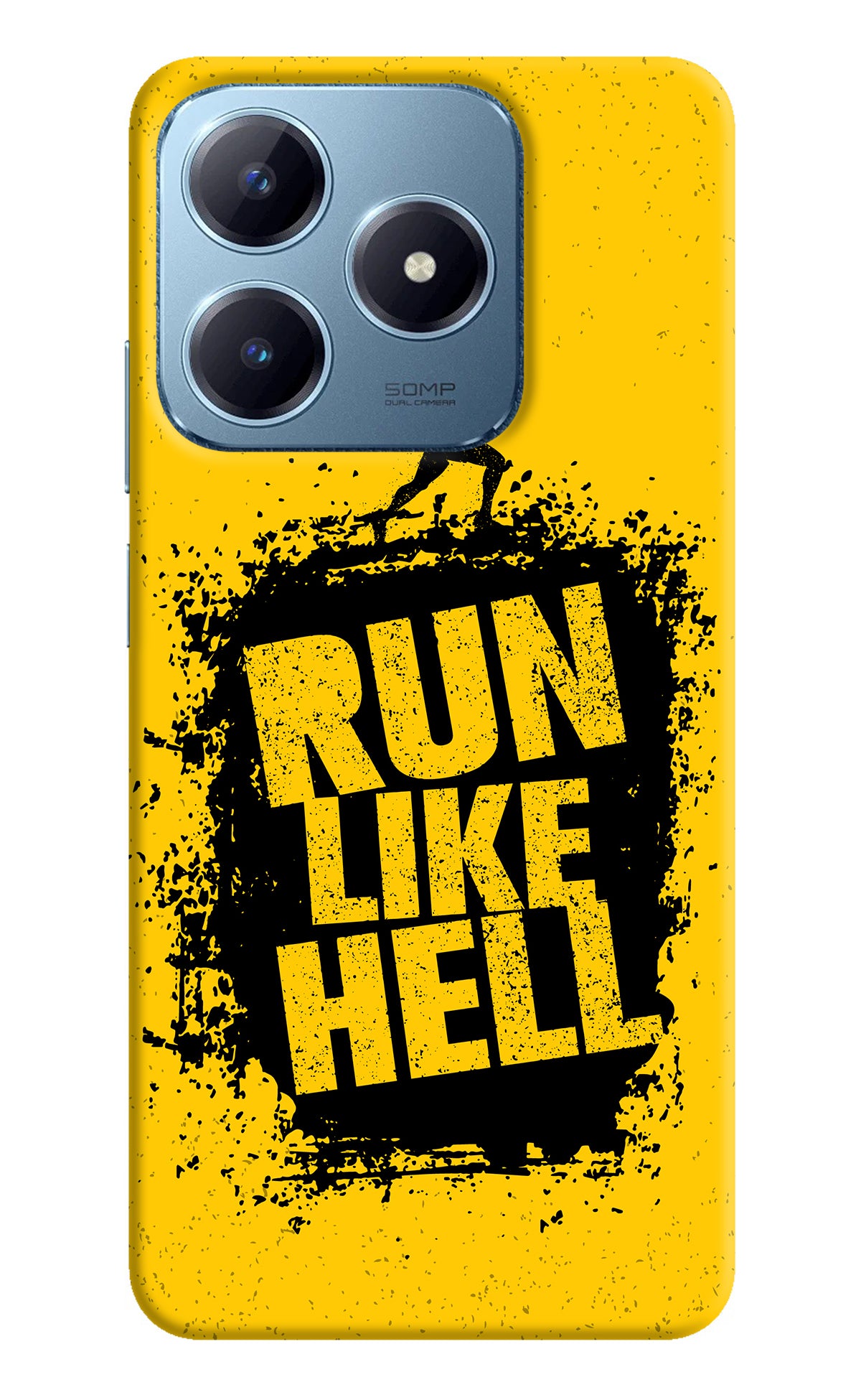 Run Like Hell Realme Narzo N63 Back Cover