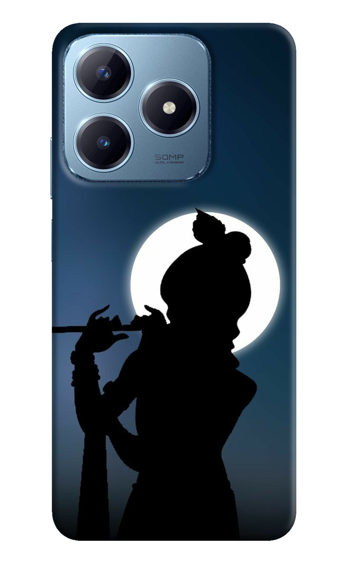 Shri Krishna Silhouette Realme Narzo N63 Back Cover