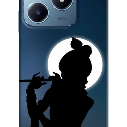 Shri Krishna Silhouette Realme Narzo N63 Hard Case Back Cover by Casekaro