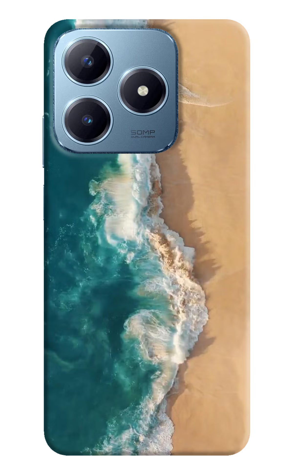 Ocean Beach Realme Narzo N63 Hard Case Back Cover by Casekaro