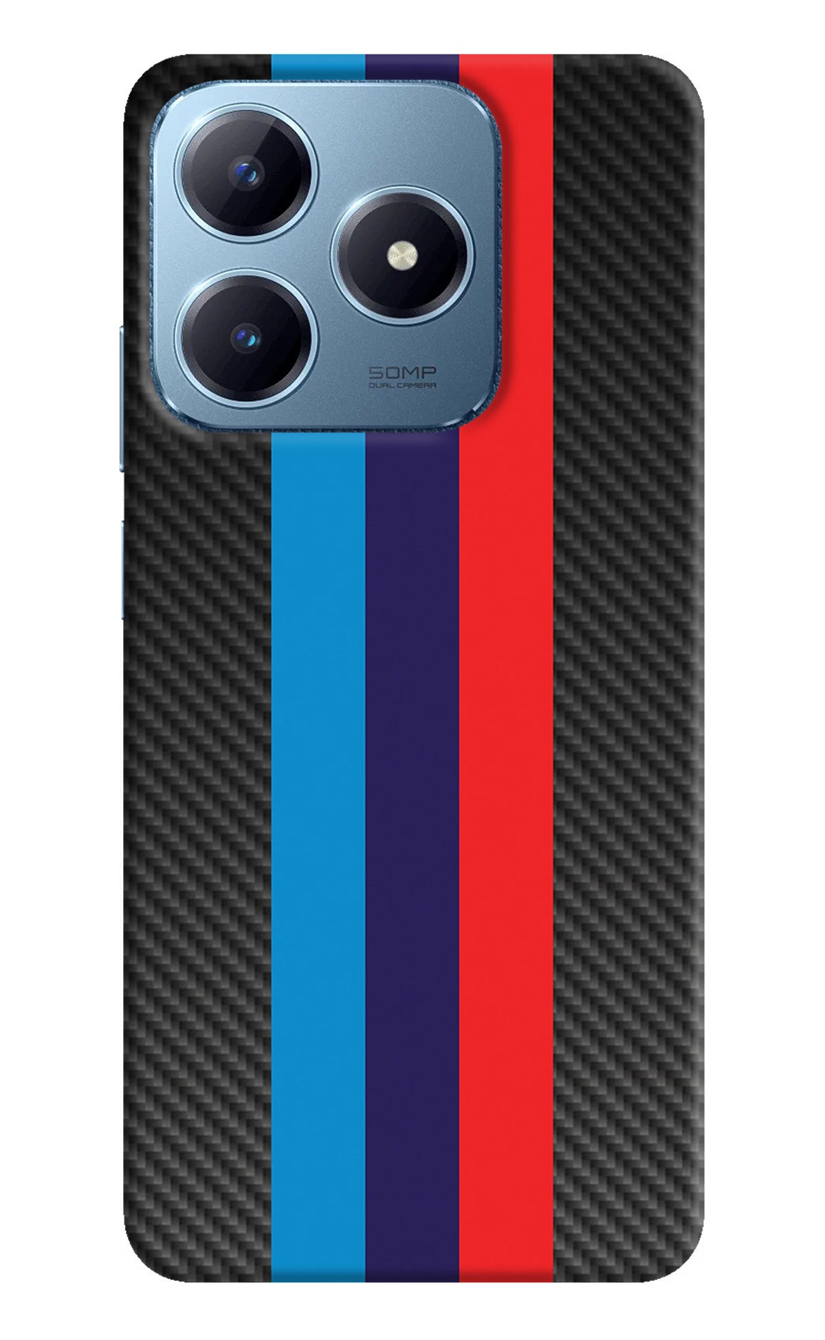 BMW Stripes Pattern Realme Narzo N63 Back Cover