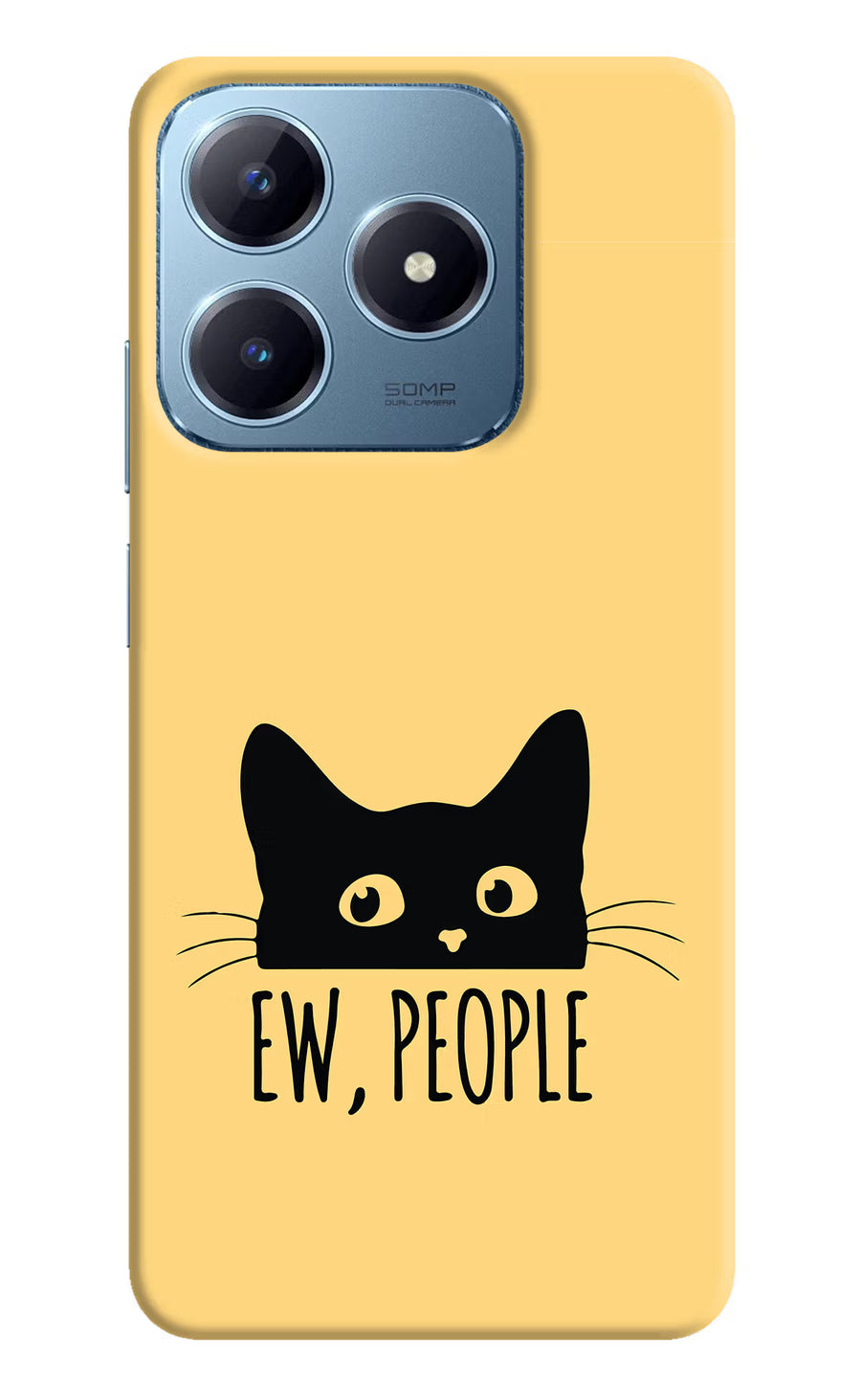 Ew People Catitude Realme Narzo N63 Back Cover, Hard case