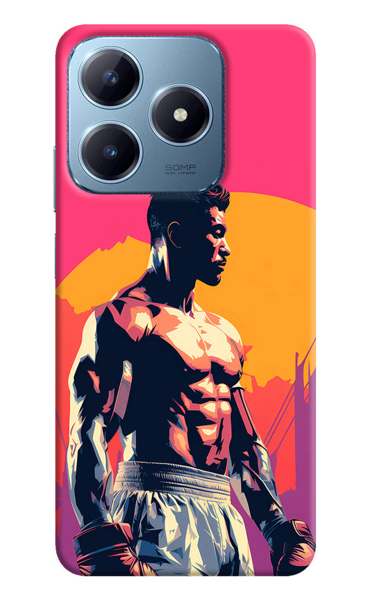 Sunset Warrior (AI Generated) Realme Narzo N63 Back Cover