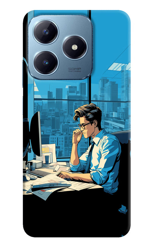 Focused Hustler (AI Generated) Realme Narzo N63 Hard Case Back Cover by Casekaro